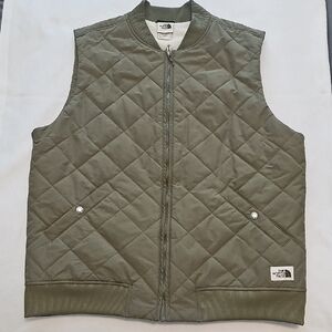 The North Face Men's Green Quilted Vest